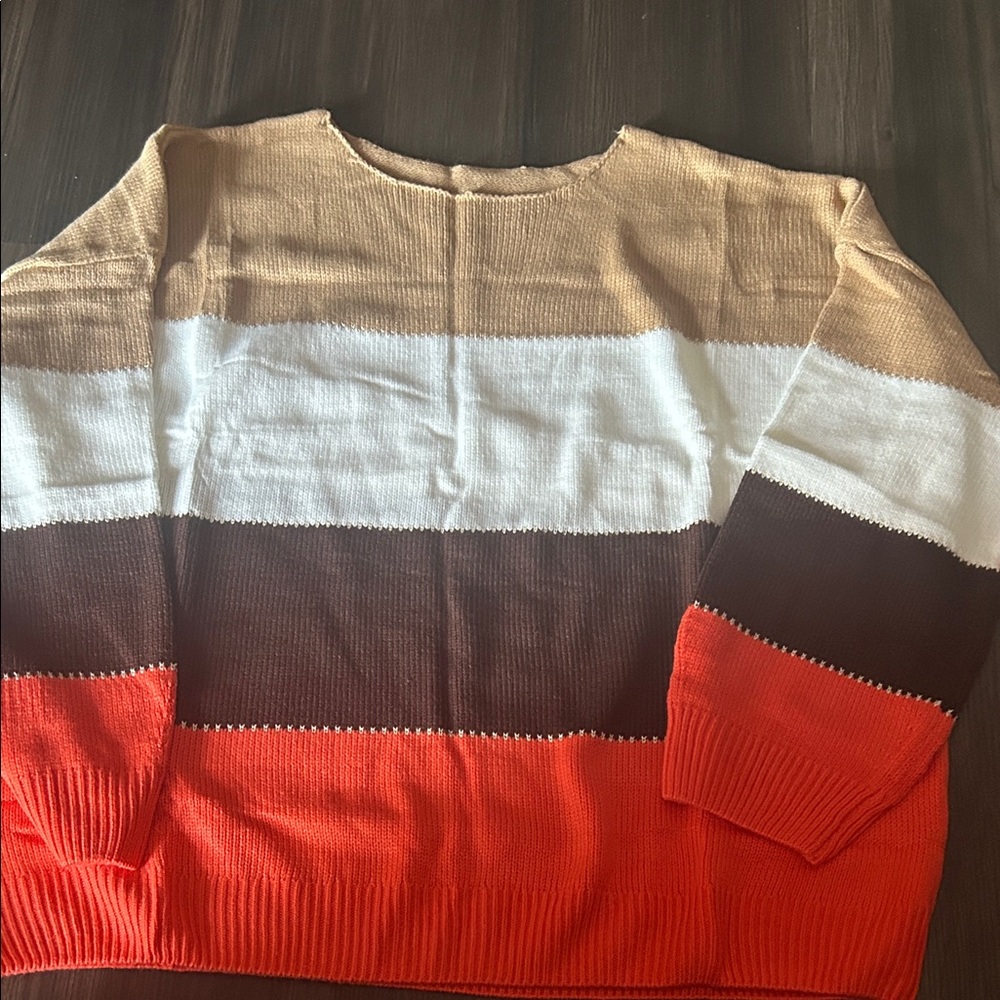 Color Block Women's Sweater